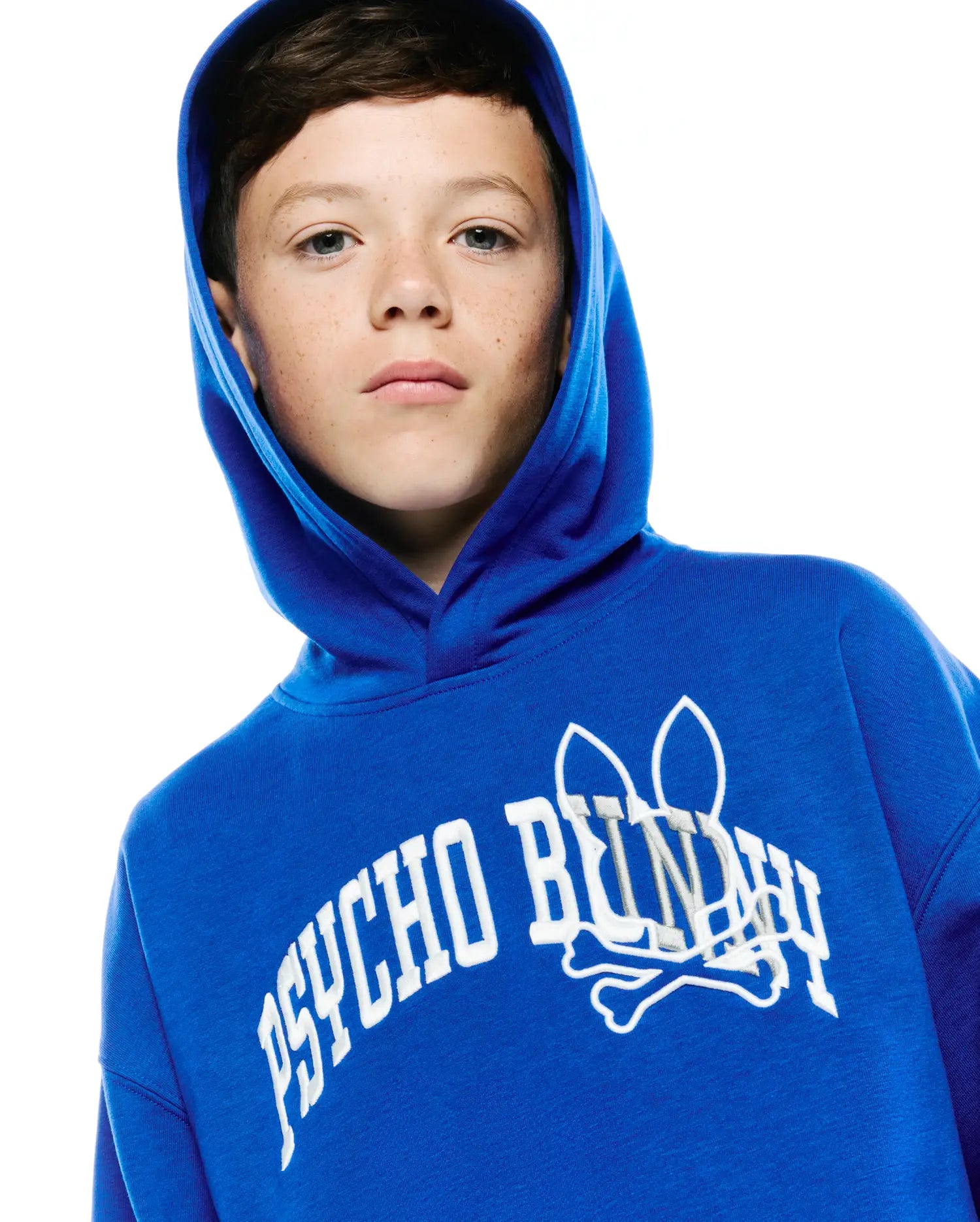 Psycho Bunny Kids Sweatshirts & Hoodies Nathaniel felpa surf blu