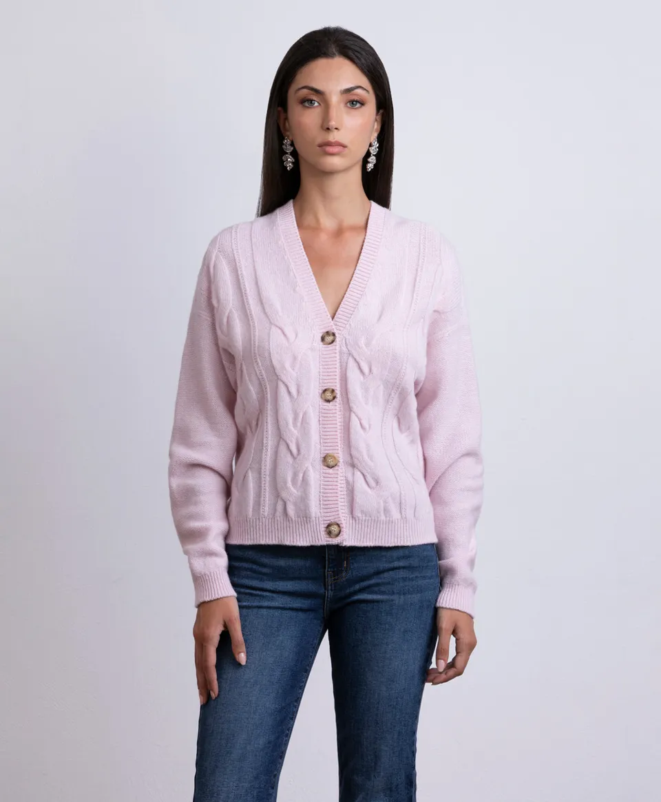 Markup Donna Maglieria Cardigan con trecce