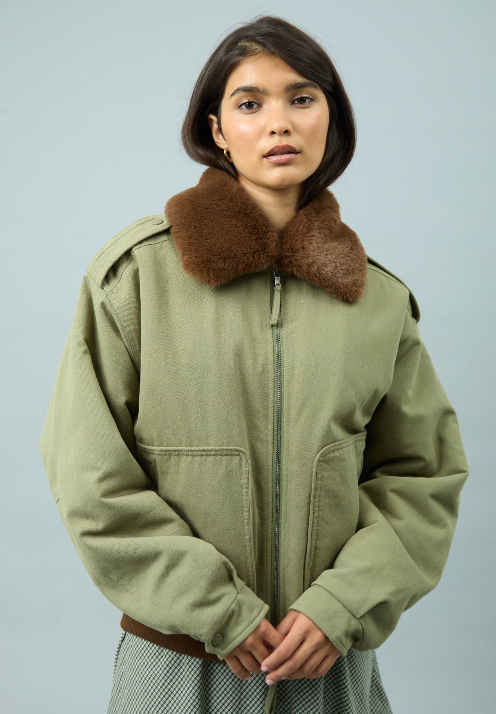 House Of Sunny Women's Jackets CRUISE JACKET giacca S–XL in canvas con sherpa