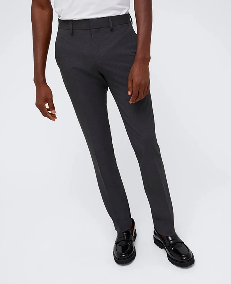 Kenneth Cole Reaction Clothing Skinny-Fit Stretch Performance Dress Pant pantaloni grigi