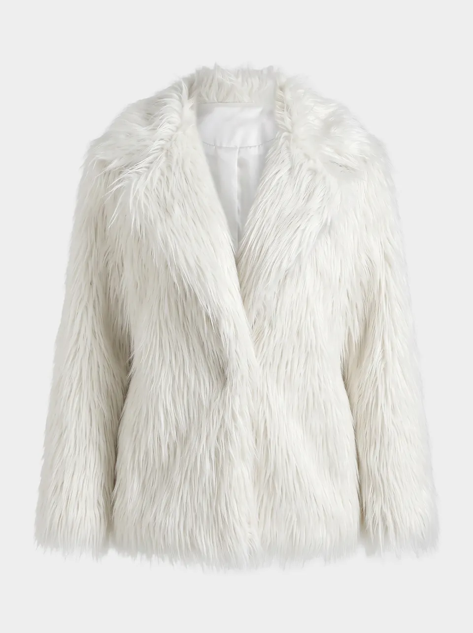 Markup Donna Cappotti Cappotto effetto pelliccia cappotto
