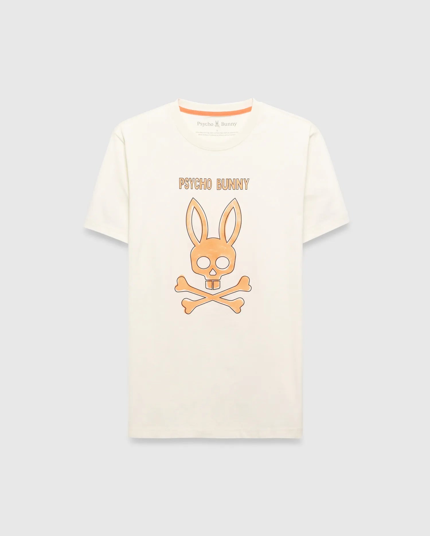 Psycho Bunny Men's Tees Adler Graphic Tee t-shirt bianca cotone Pima