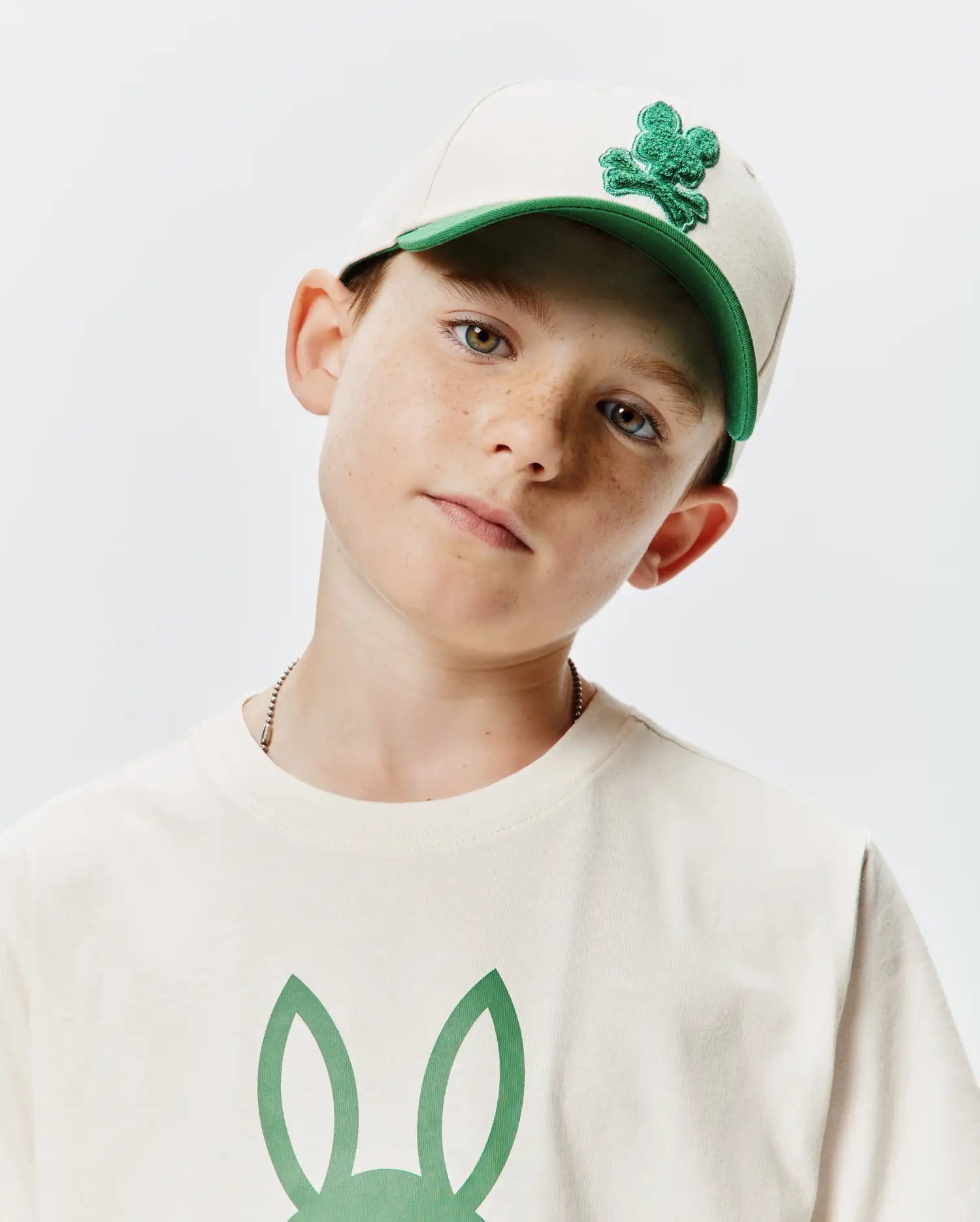 Psycho Bunny Kids Accessories Craig cappellino baseball bianco O/S regolabile