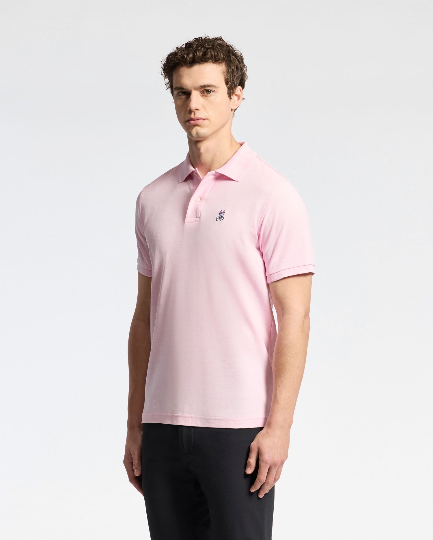 Psycho Bunny Men's Polos B6K001CRPC polo Pirouette cotone Pima