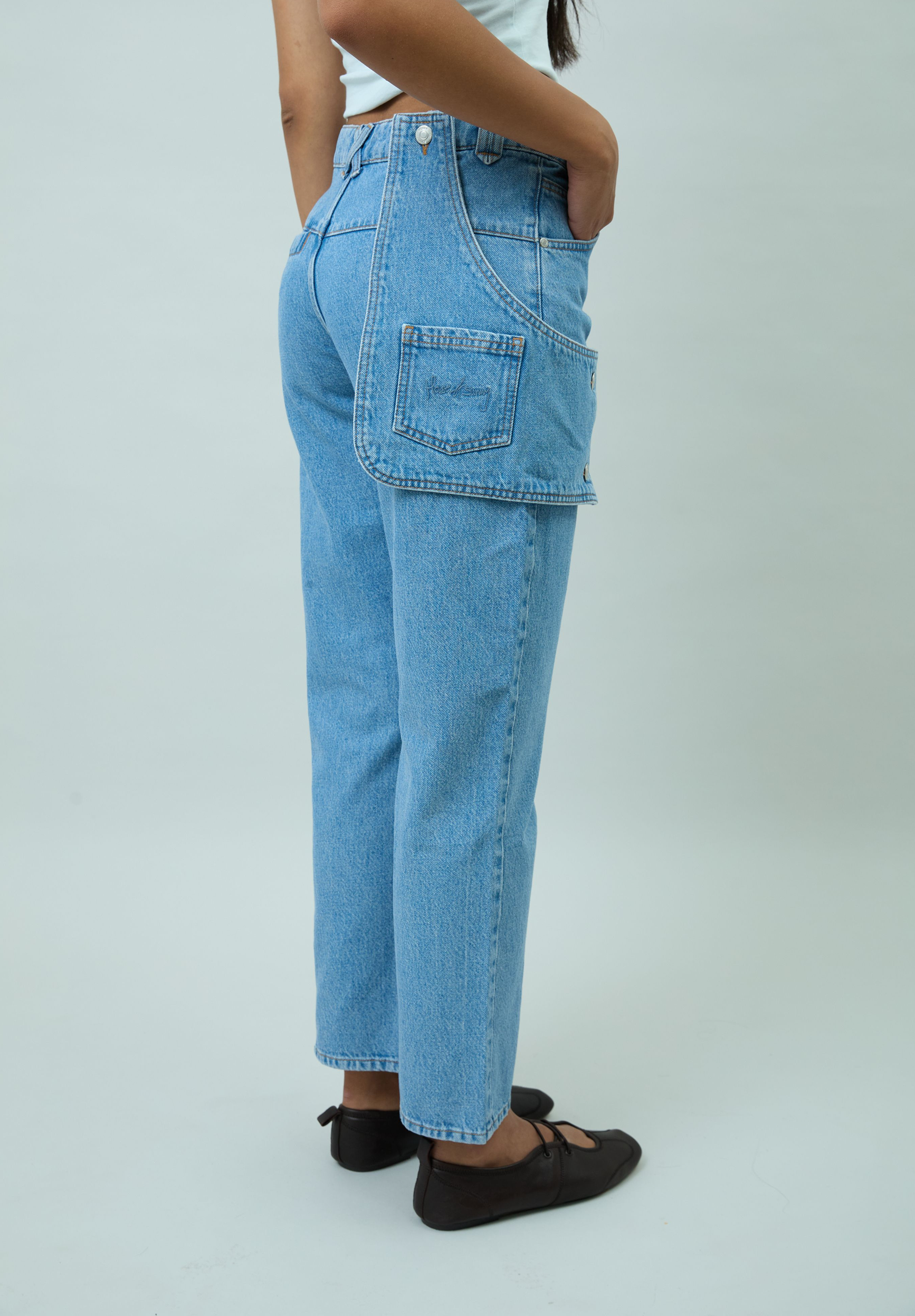 House Of Sunny Women's Denim COWBOY DENIM JEANS jeans taglie UK 6-18 vita alta