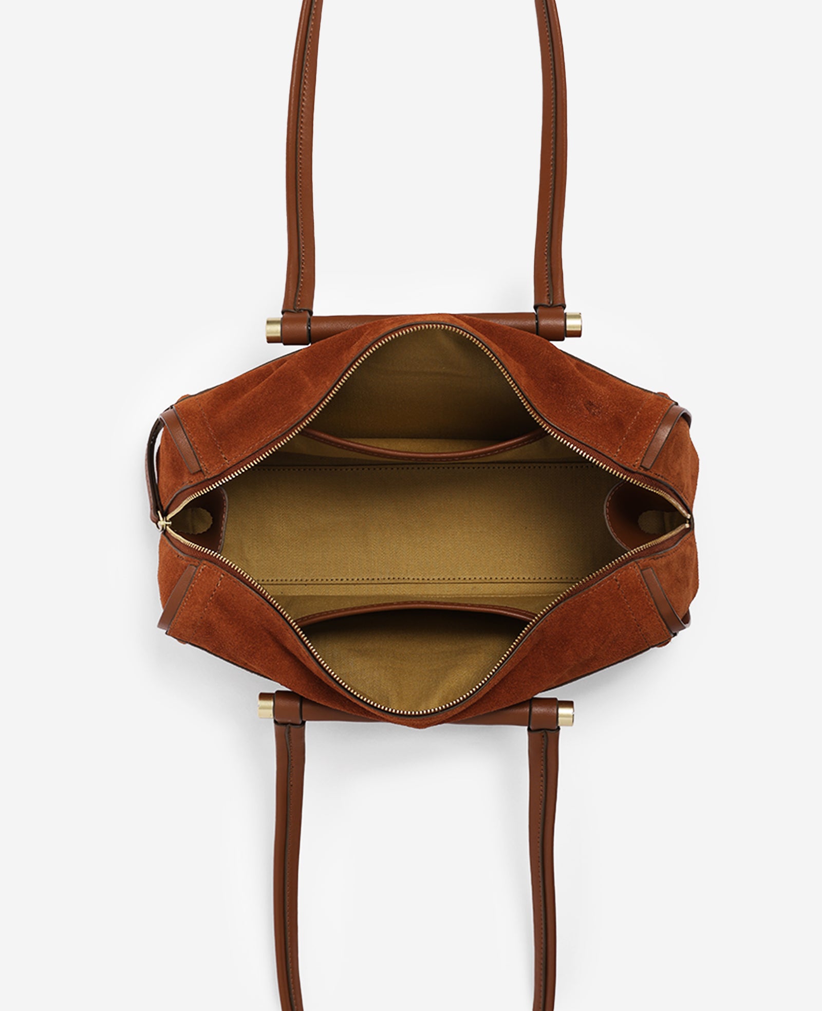 Kenneth Cole Reaction Bags Highline East West Suede Shoulder Bag borsa spalla cuoio scamosciata