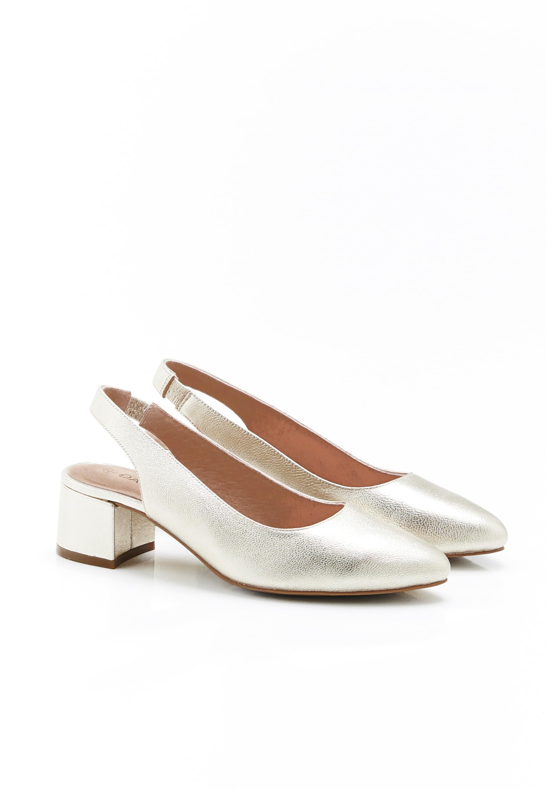 Damart Calzature décolleté slingback a punta 38 EU tacco 5 cm