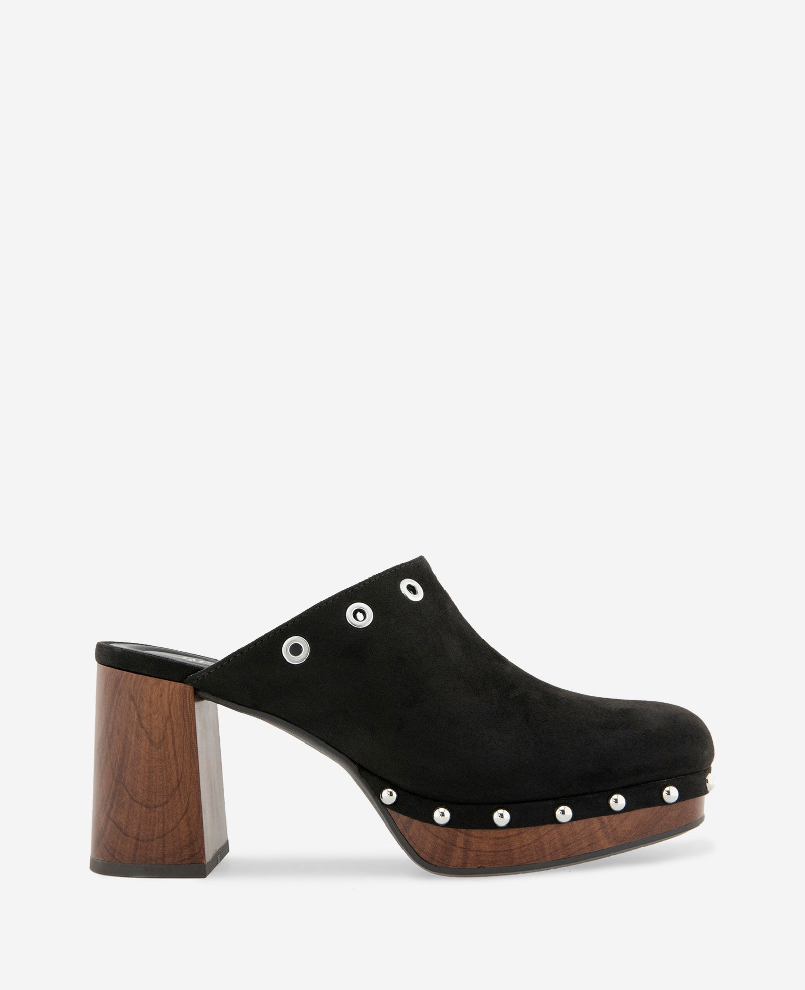 Kenneth Cole Reaction Shoes REACTION-Kalley Micro mule nera tacco 3 pollici