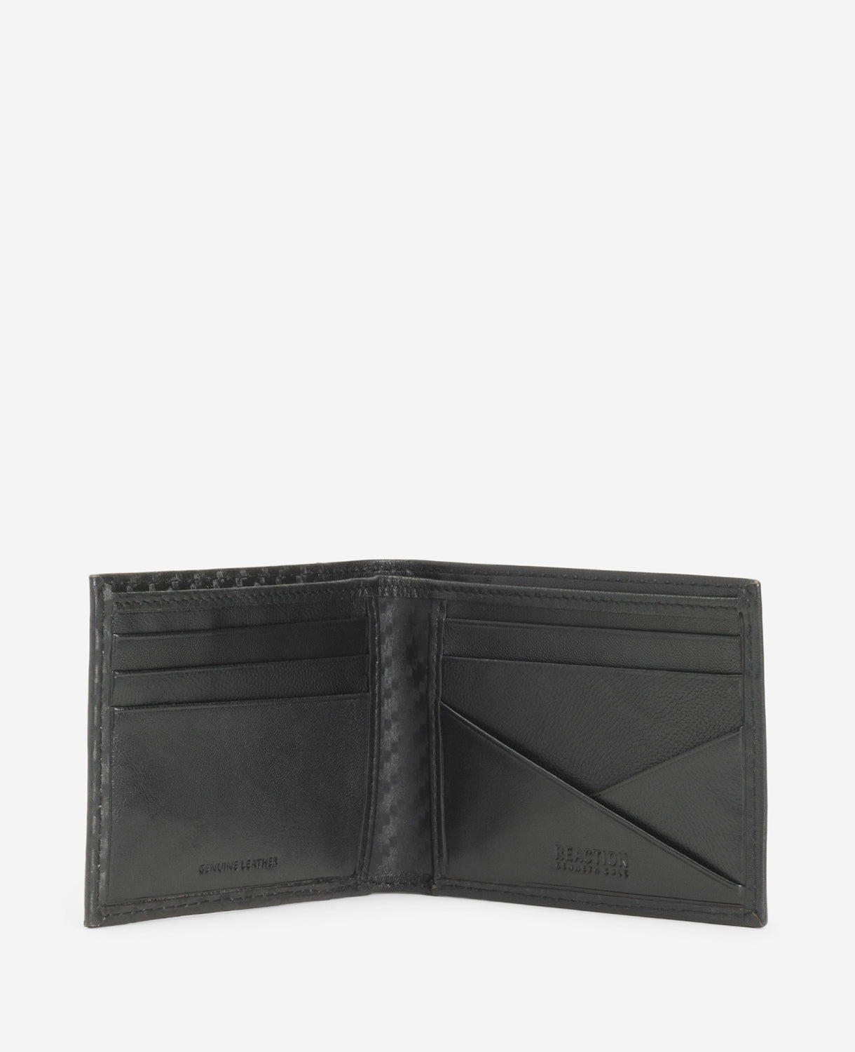 Kenneth Cole Reaction Belts, Wallets & Small Accessories Carbon Fiber Slimfold Wallet portafoglio nero uomo RFID