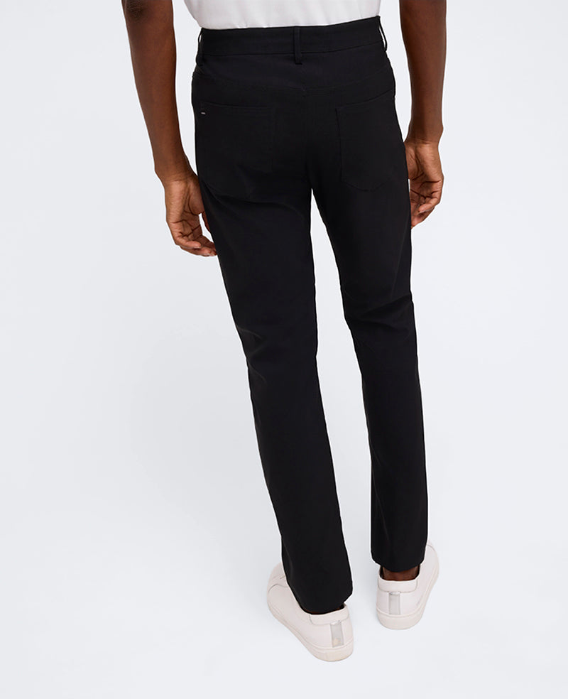 Kenneth Cole Reaction Clothing Slim Original Flex 5-Pocket Pant pantaloni neri
