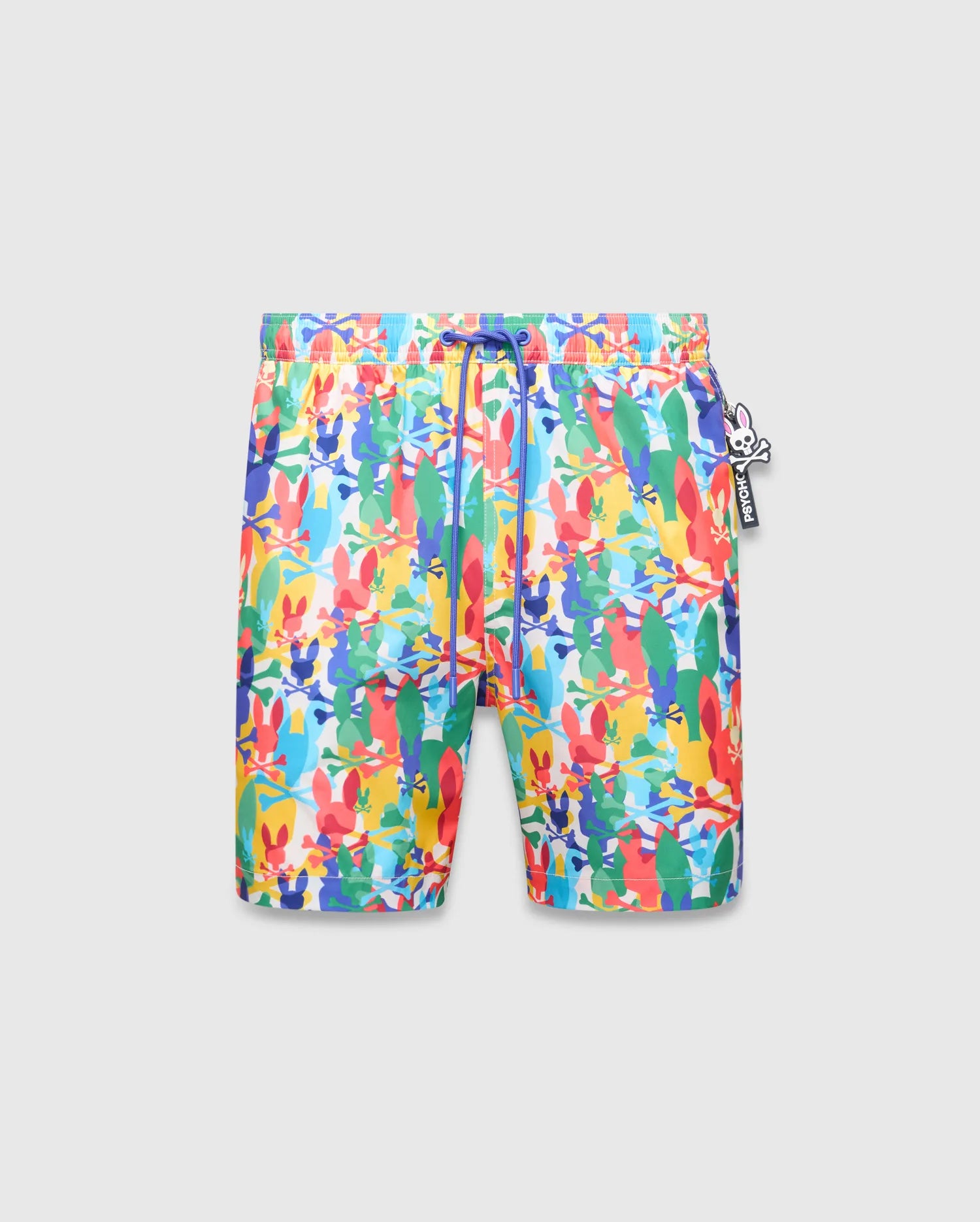 Psycho Bunny Men's Swimwear Tanner Swim Trunk costume da bagno multicolore 6 pollici