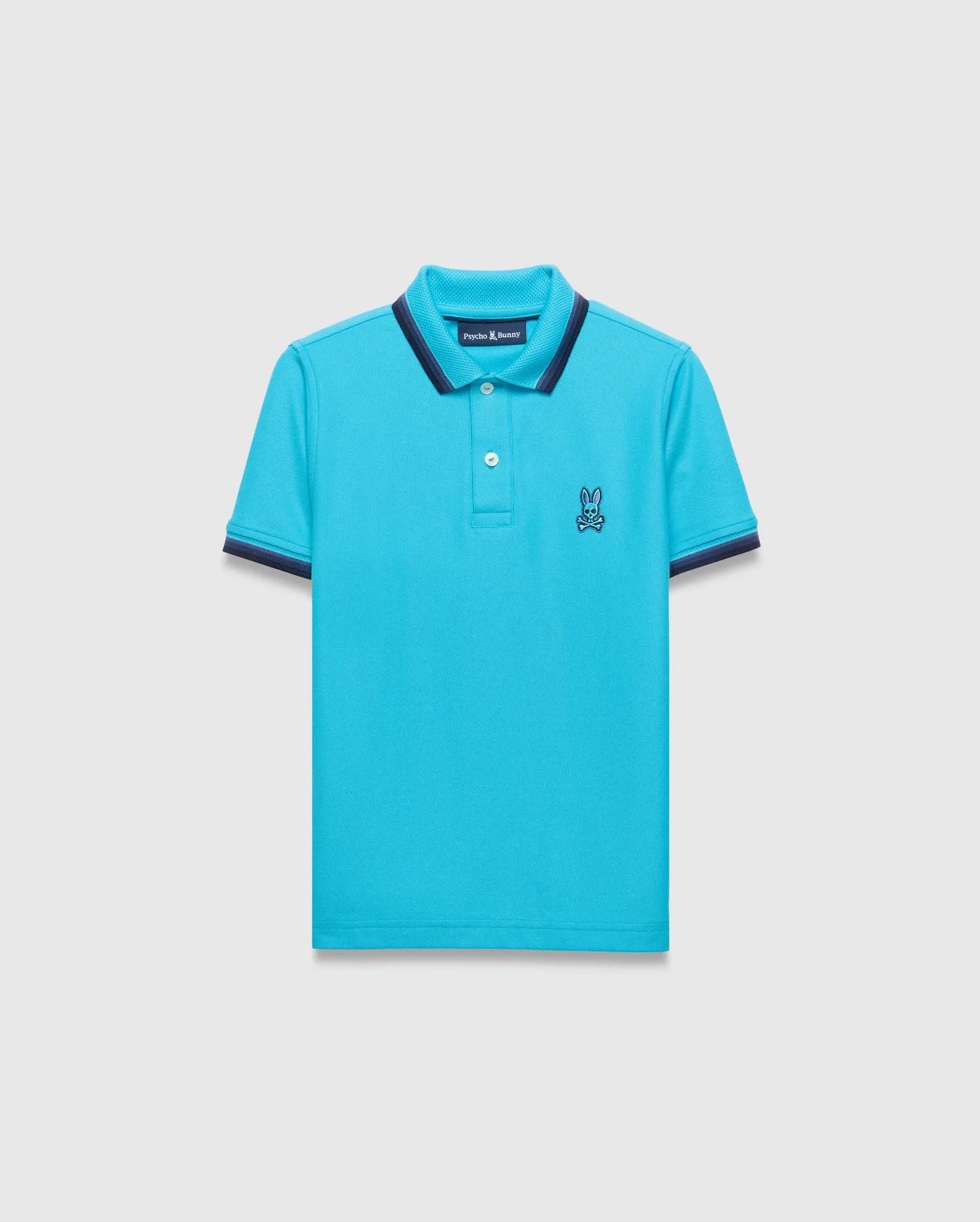 Psycho Bunny Kids Polo Shirts Kids Holden Pique Polo KT0100100 polo blu bambino