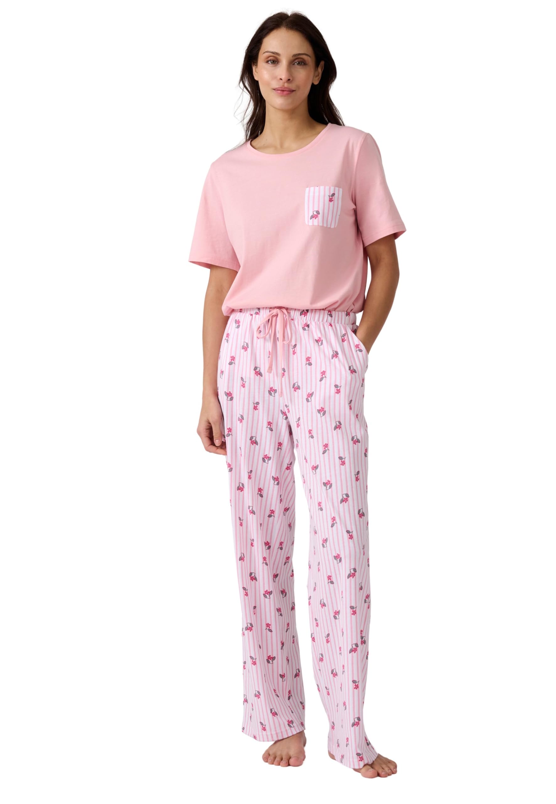 Damart Homewear Pigiama da donna in cotone biologico