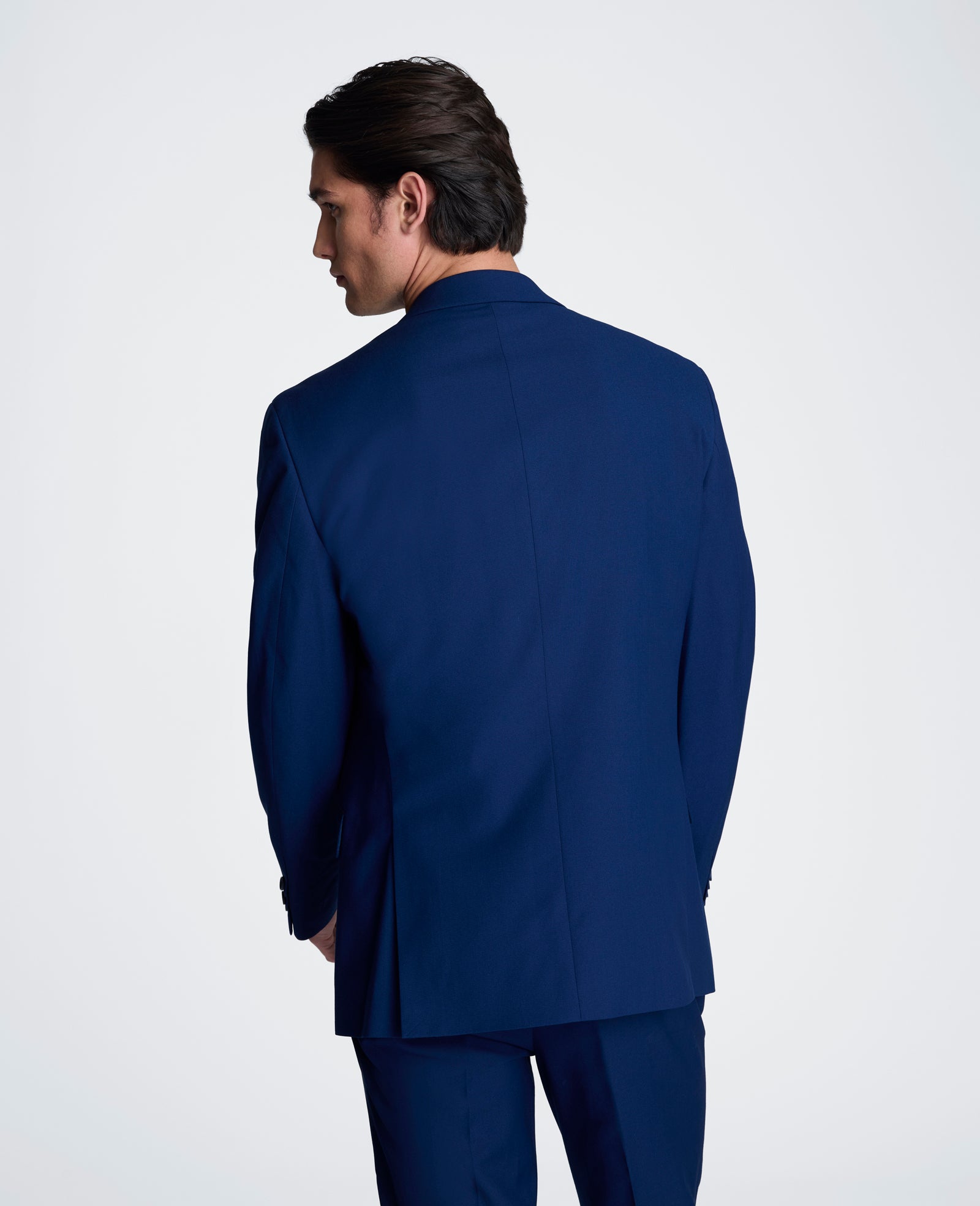 Kenneth Cole Reaction Clothing Slim-Fit Stretch Suit Separate Jacket giacca blu elasticizzata