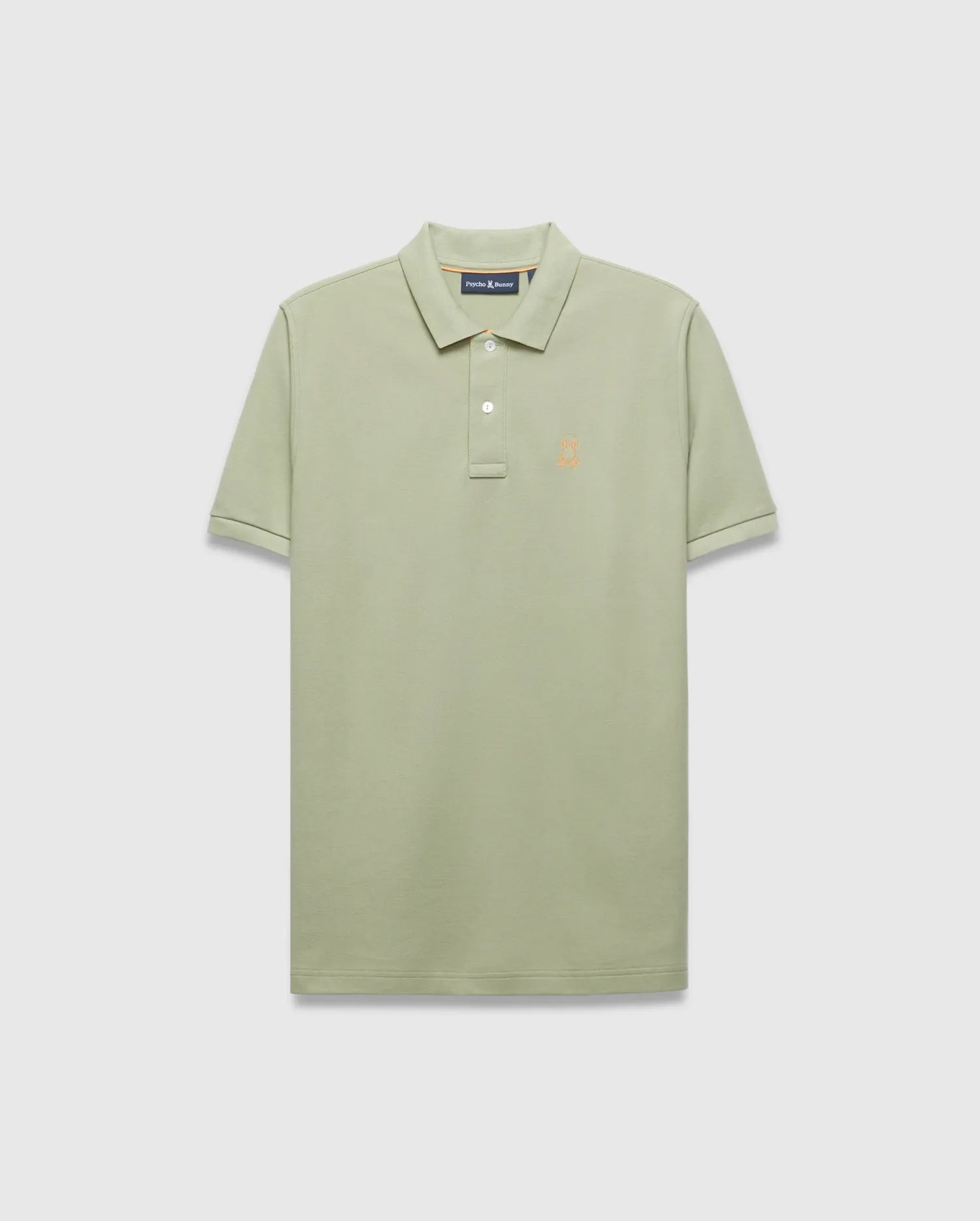 Psycho Bunny Men's Polos Blythe Pique Polo MT0100303 polo verde Seagrass in piqué