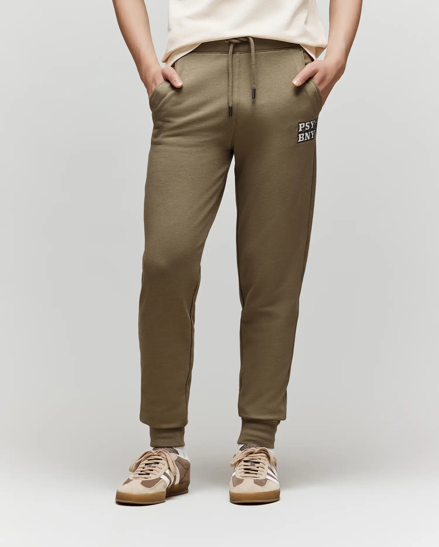 Psycho Bunny Kids Bottoms Wade Sweatpant pantaloni tuta verde dusky