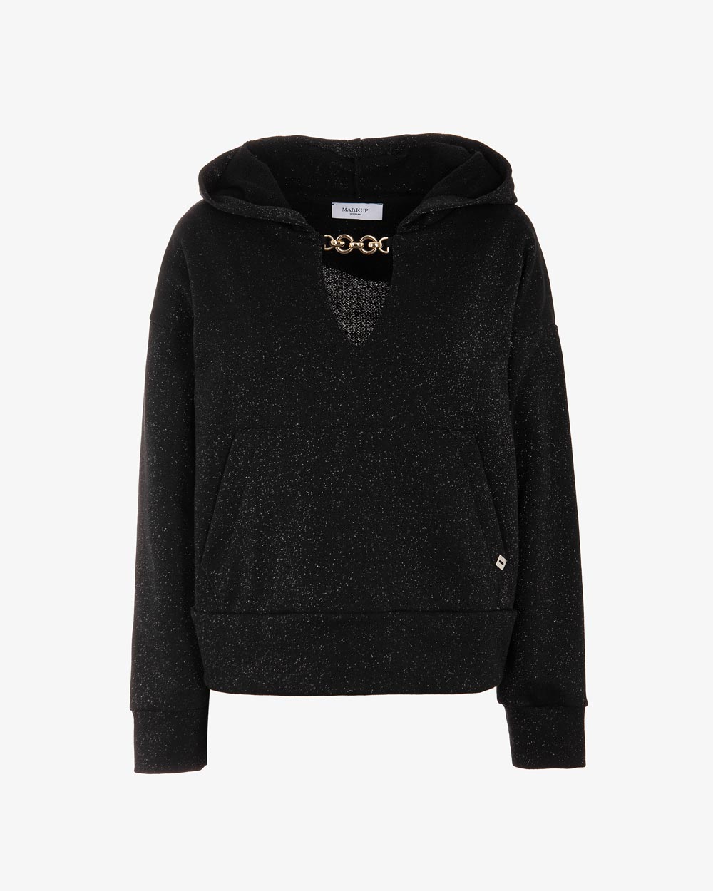 Markup Donna T-Shirt & Felpe Felpa cappuccio lurex felpa