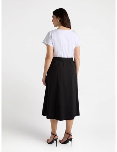 Fiorella Rubino Vestiti Vestito bimaterico Black And White vestito bianco nero