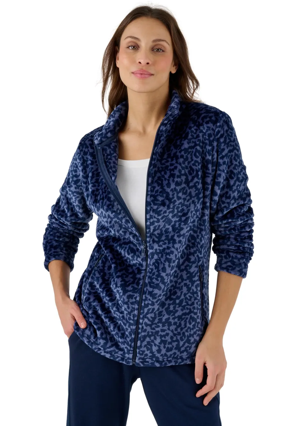 Damart Thermolactyl Gilet con zip in pile donna 38-40