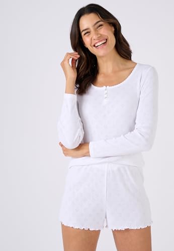 Damart Thermolactyl maglietta da donna bianca XS termica