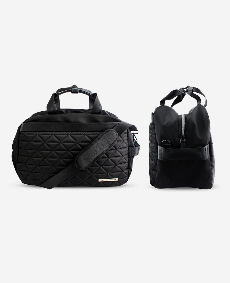 Kenneth Cole Reaction Luggage Emma Convertible Duffle Bag borsone nero idrorepellente