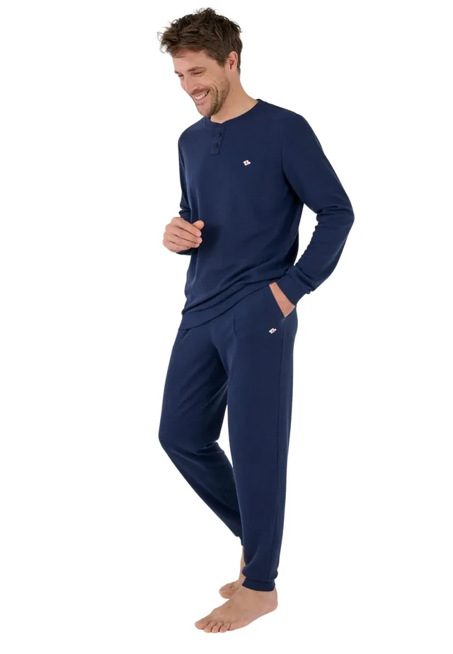 Damart Homewear Pigiama Thermolactyl in maglia goffrata da uomo 3XL caldo