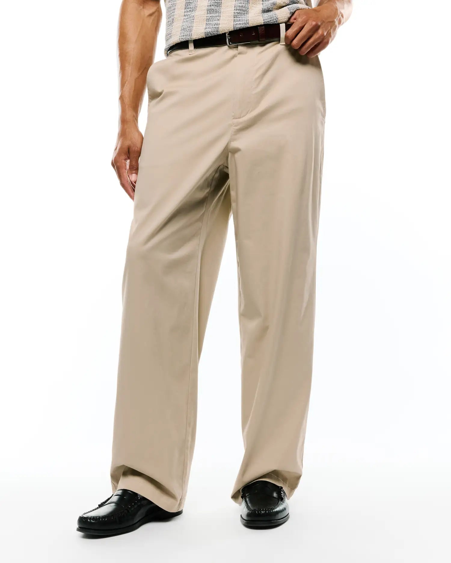 Psycho Bunny Men's Pants Aidan Chino Pants chino beige cotone elasticizzato