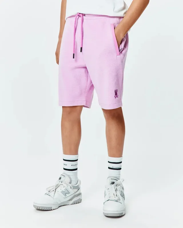 Psycho Bunny Kids Bottoms Keith Short 3 1/2"- 7 3/4 pantaloncini rosa