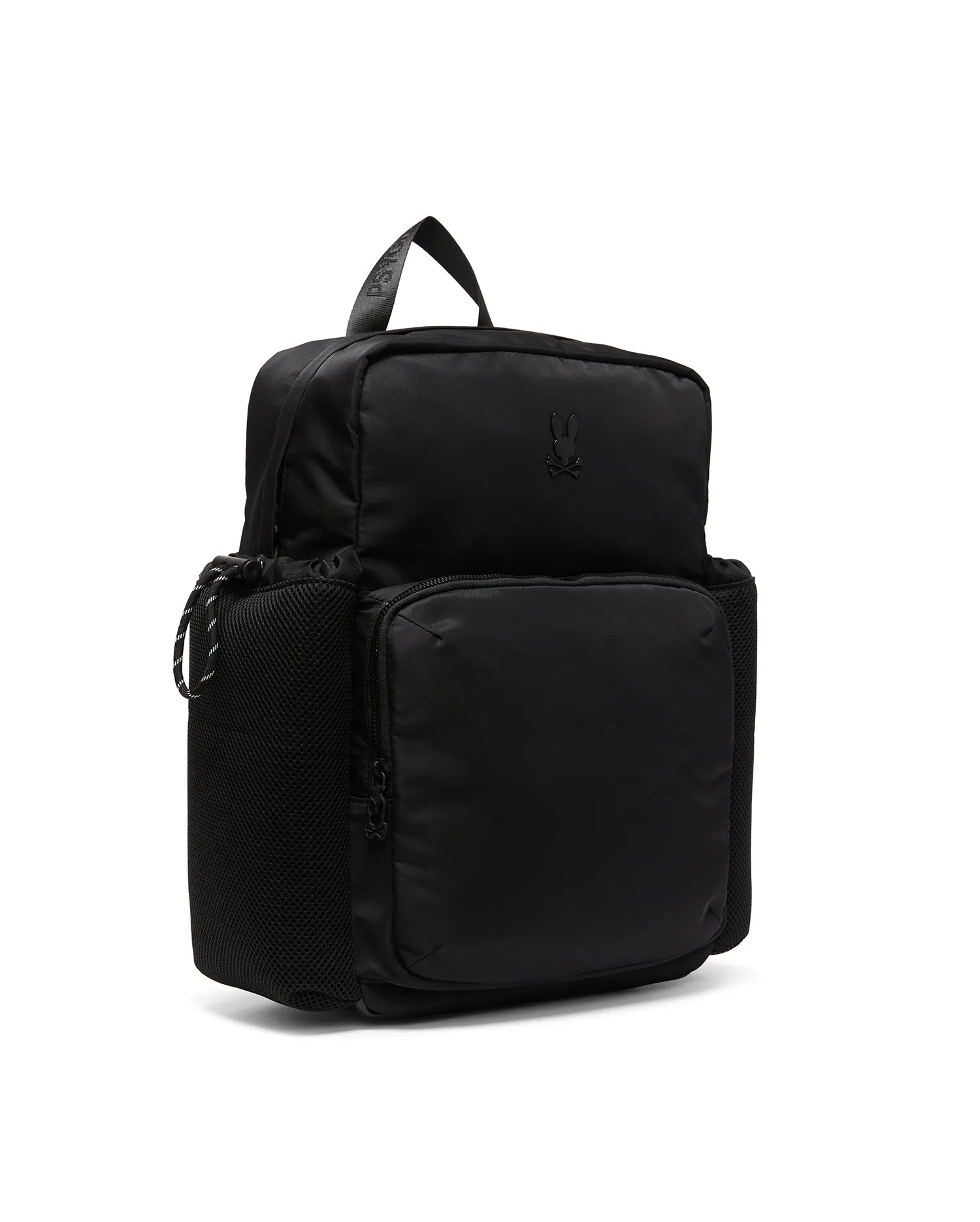 Psycho Bunny Accessories Men's Nylon Utility Backpack MO2400146 zaino nero nylon