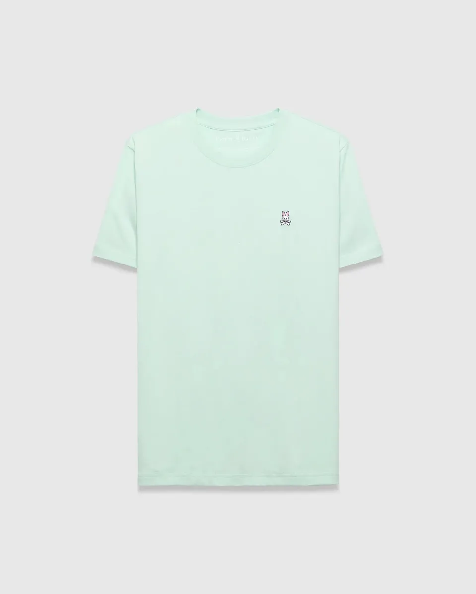 Psycho Bunny Men's Tees Classic Crew Neck Tee B6U014F200 maglietta verde XXS