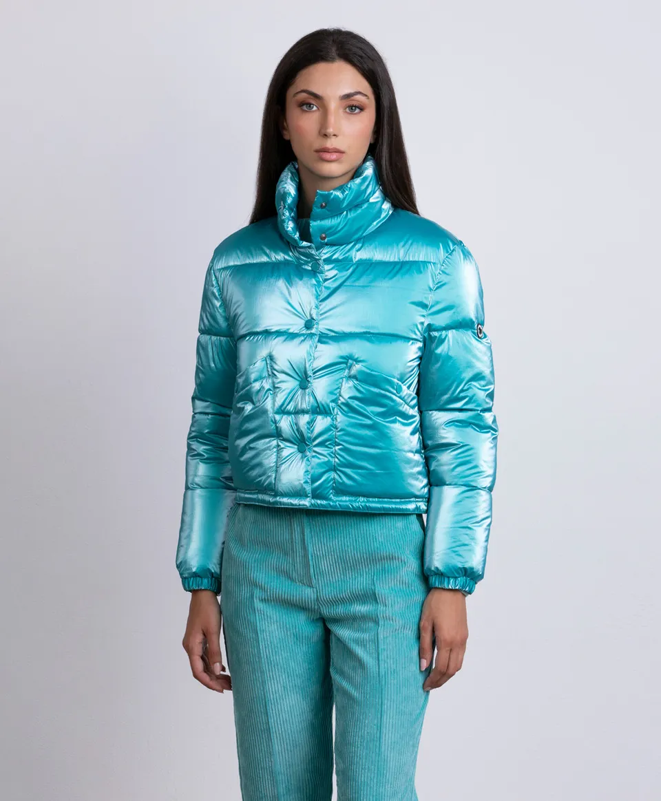 Markup Donna Giacche & Giubbotti Giubbino corto nylon spalmato giubbino