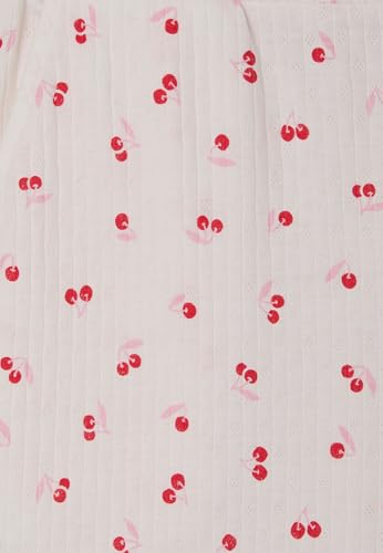 Damart Homewear Pigiama 7/8° in maglia a punta da donna rosa fantasia