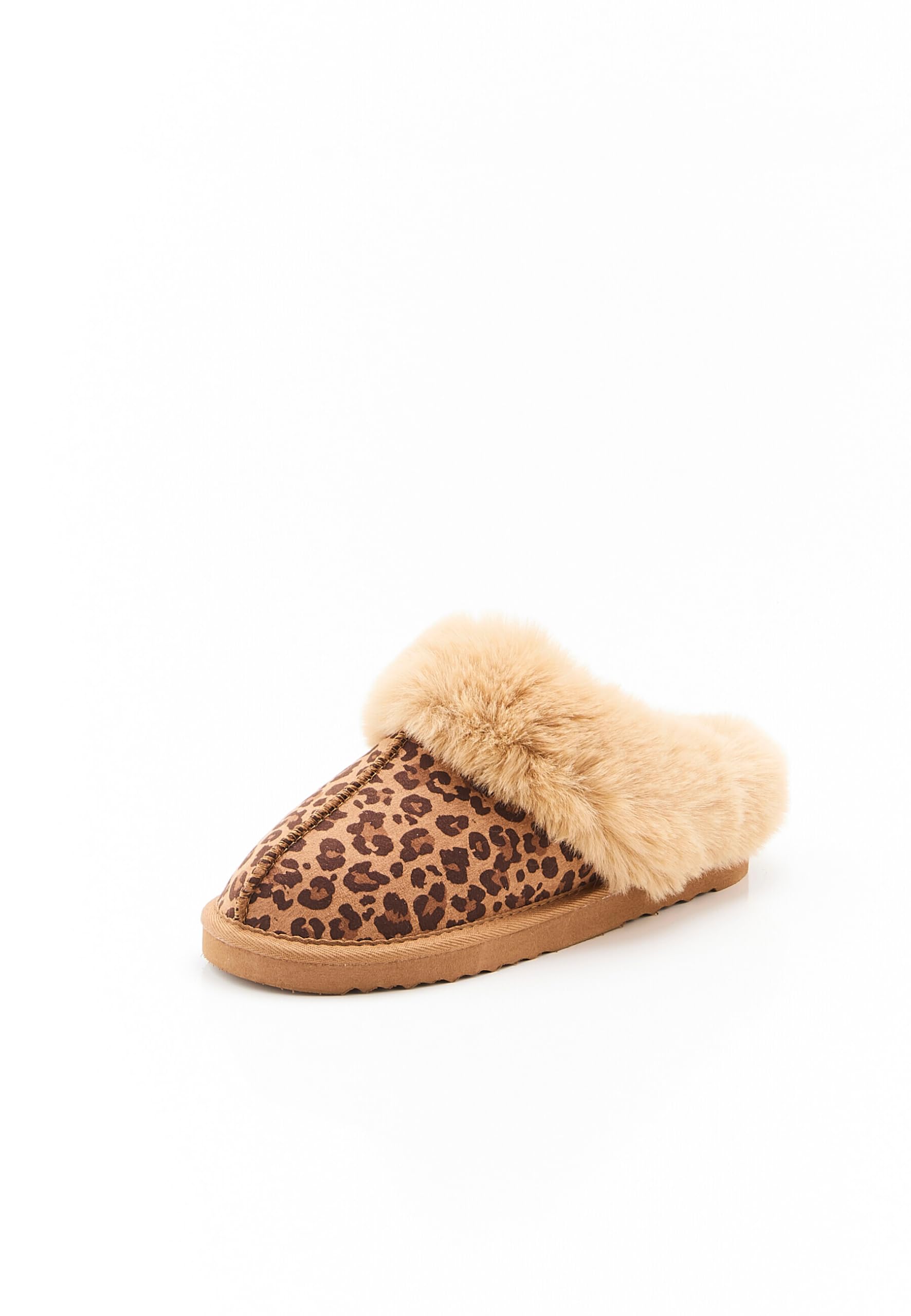 Damart Calzature Mules Thermolactyl donna marrone animalier taglia 36 pelliccia