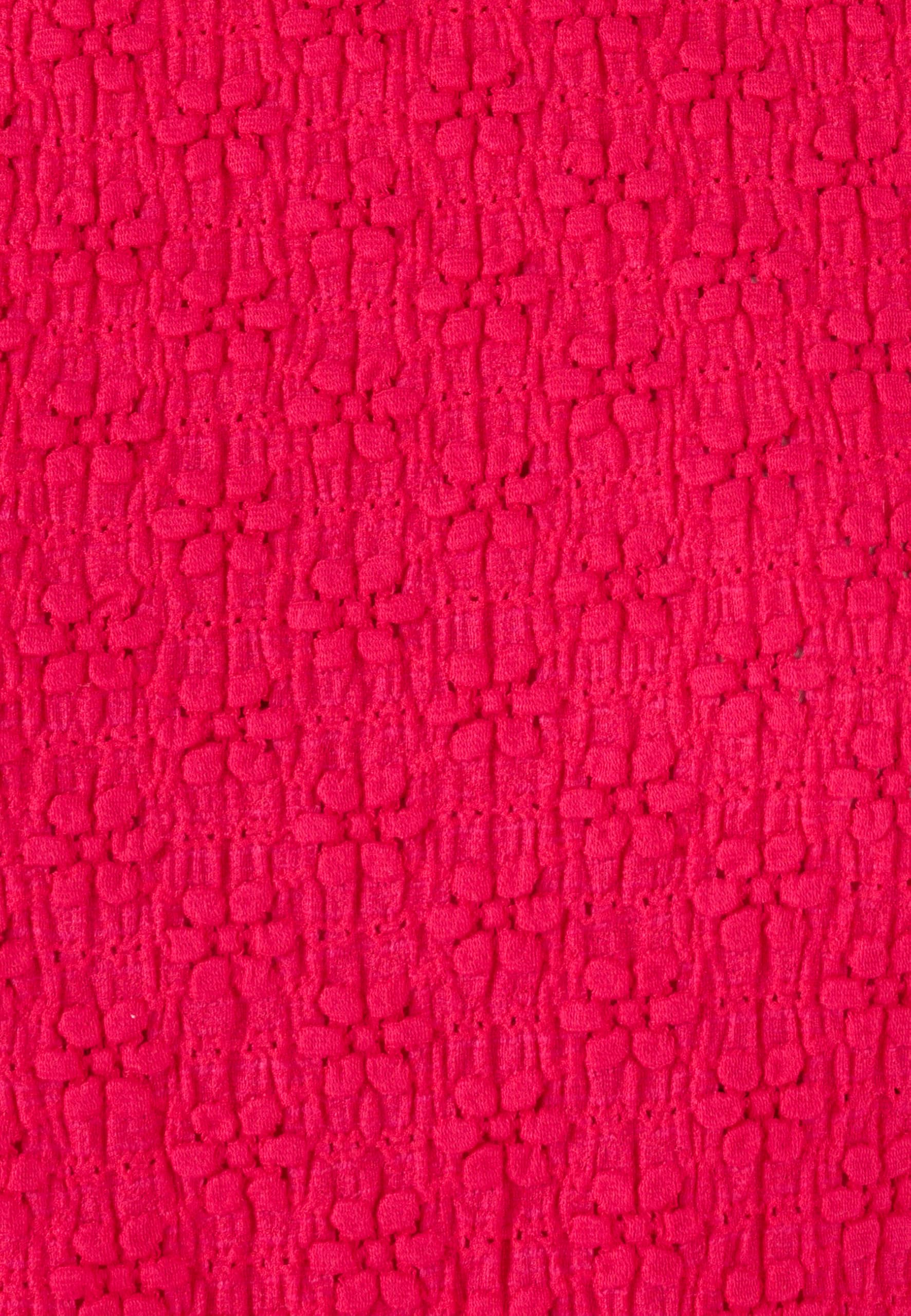 Damart Prêt-à-porter Maglia Jacquard Rilegata Donna 38-40 Rosa Fucsia