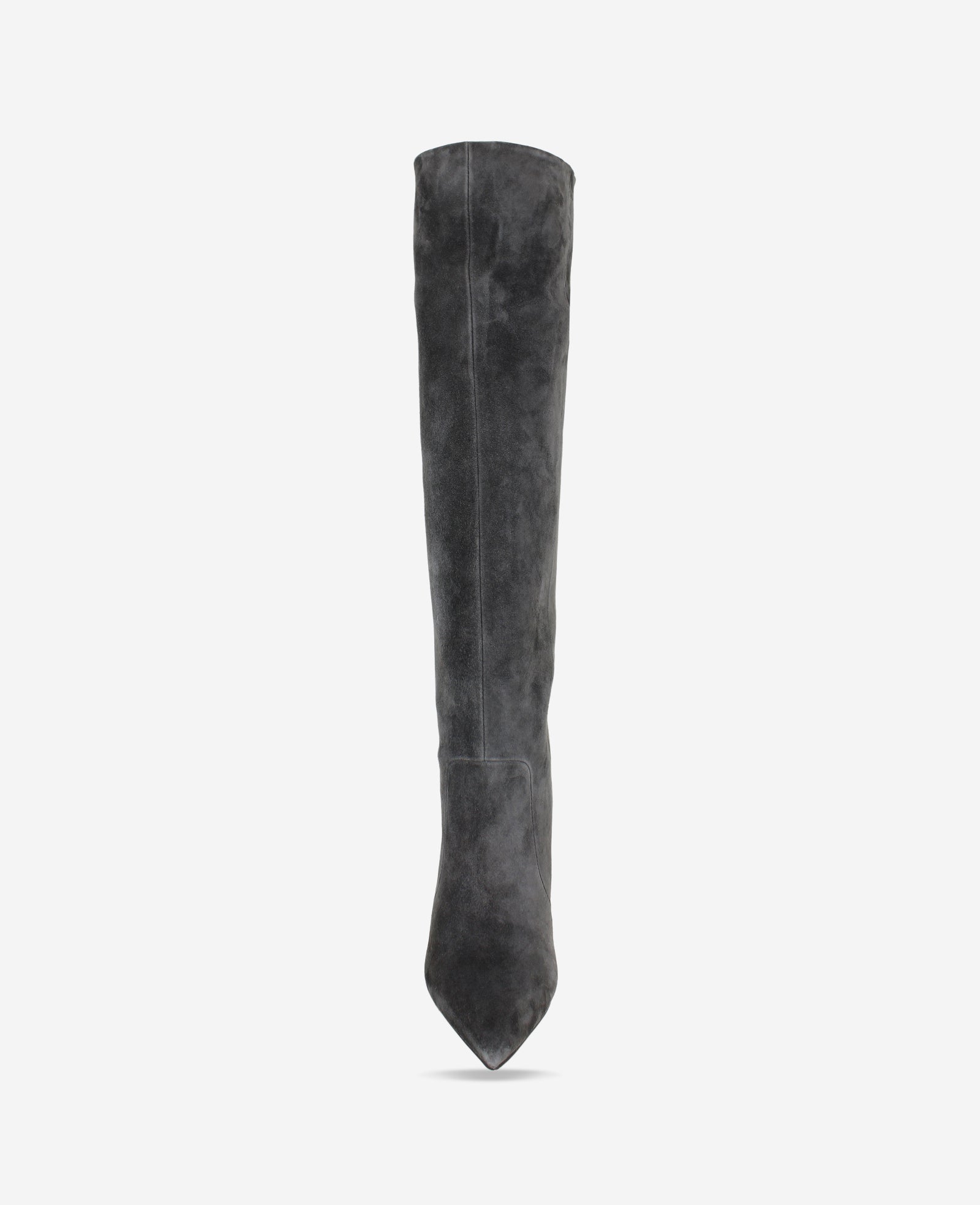 Kenneth Cole Reaction Shoes Yazzy Suede Tall Point Toe Boot stivali Ebony Suede scamosciati
