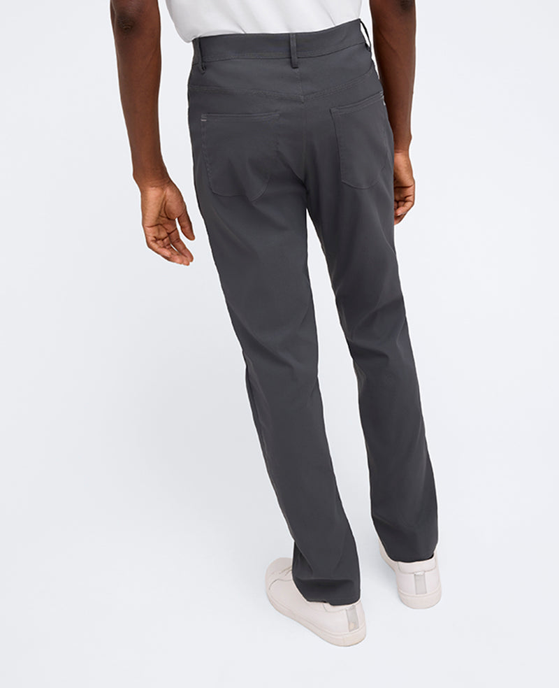 Kenneth Cole Reaction Slim Original Flex 5-Pocket Pant pantaloni grigi idrorepellenti