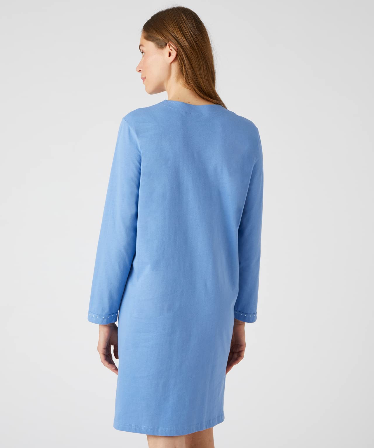 Damart Prêt-à-porter Liquette donna blu L cotone biologico 95 cm