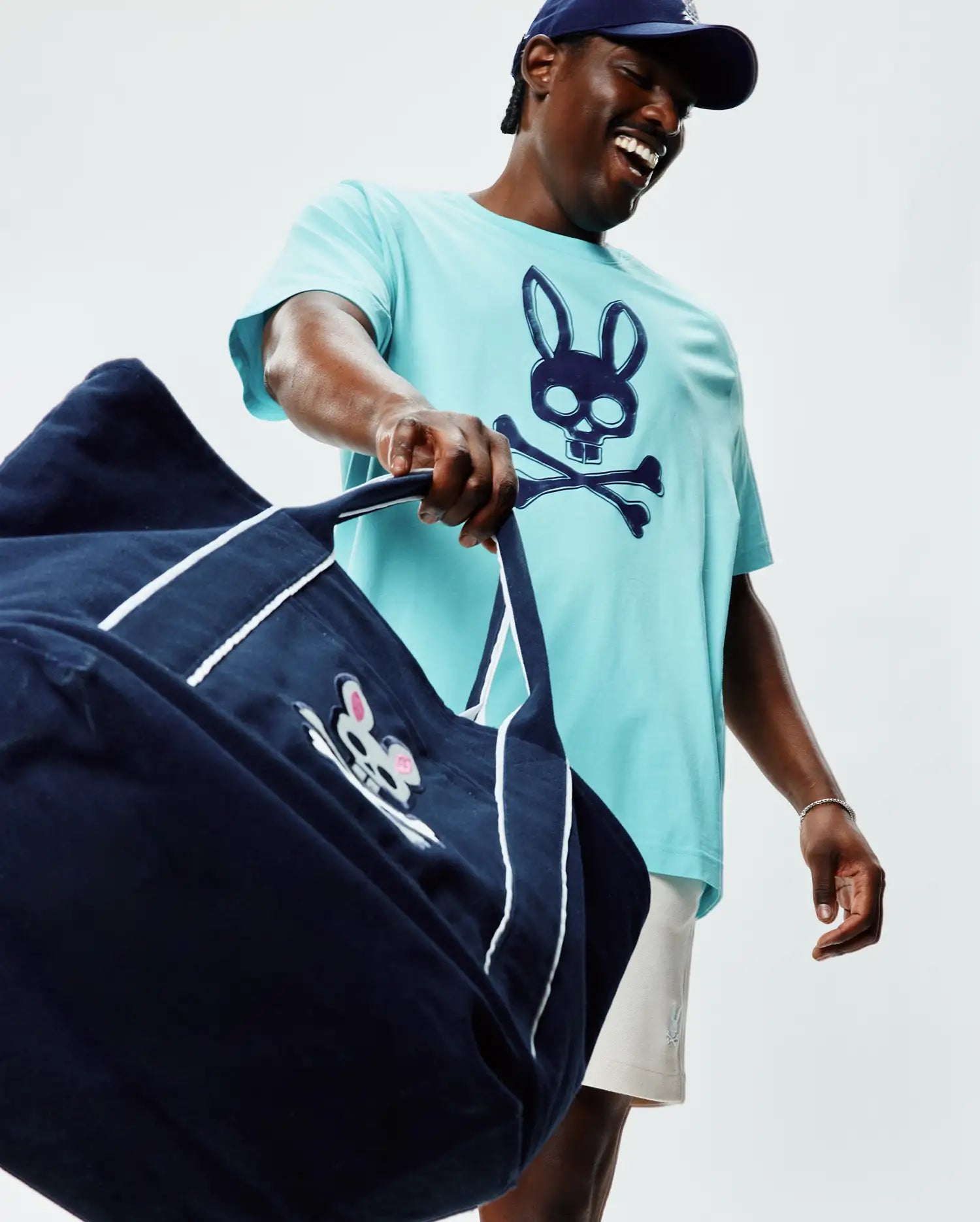 Psycho Bunny Big & Tall Adler Graphic Tee T-shirt Antigua Sand