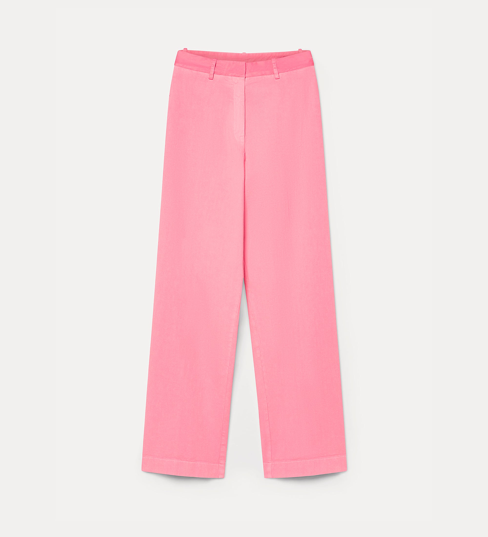 Forte pantaloni chinos with satin belt pantaloni cherry blossom