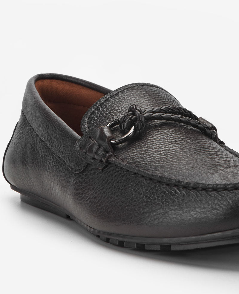 Kenneth Cole Reaction Shoes Dominic Driving Moc mocassino marrone in pelle