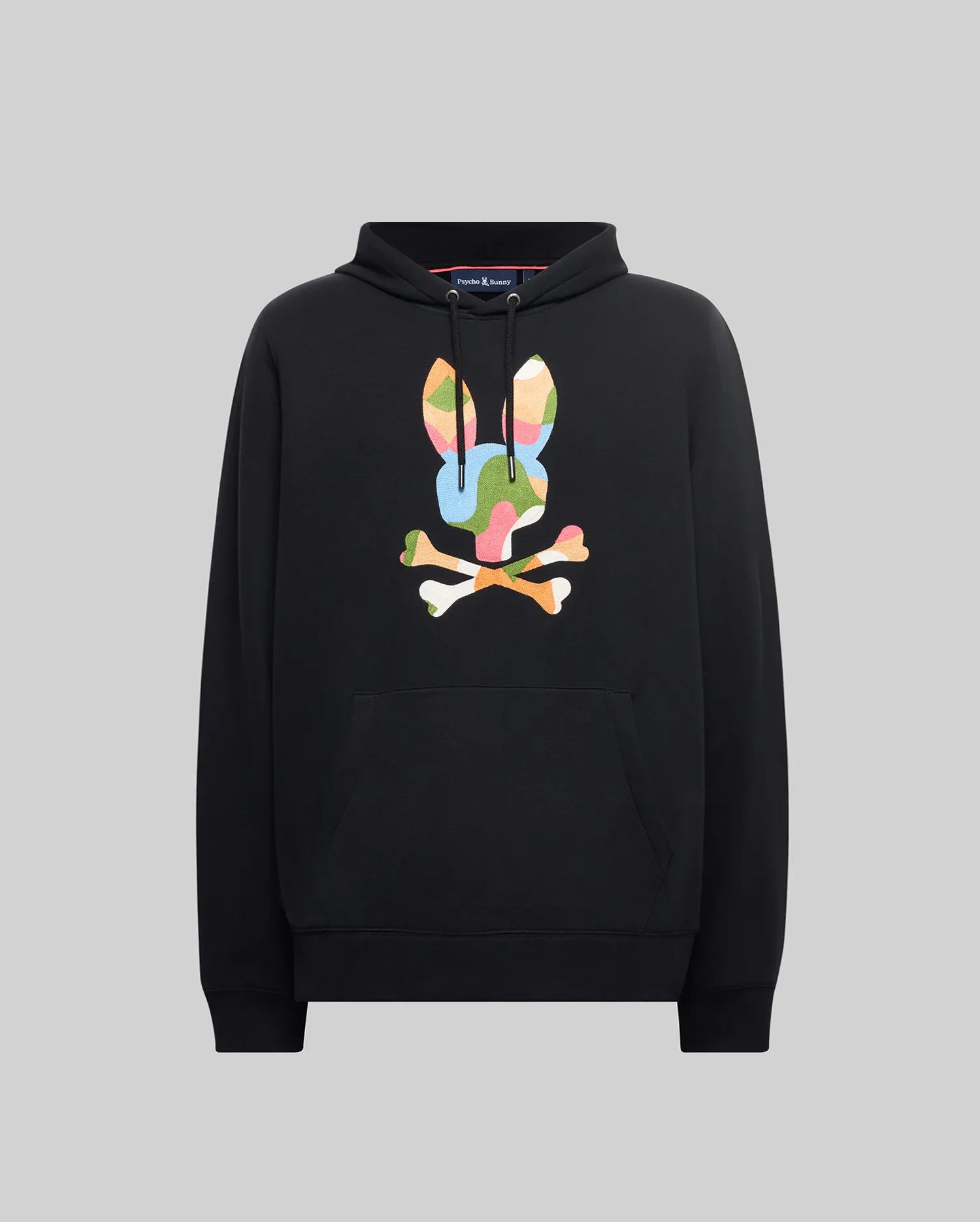 Psycho Bunny Men's Sweatshirts & Hoodies Ara Hoodie MT0500174 felpa nera