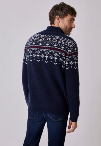 Damart Prêt-à-porter Maglione uomo jacquard in lana