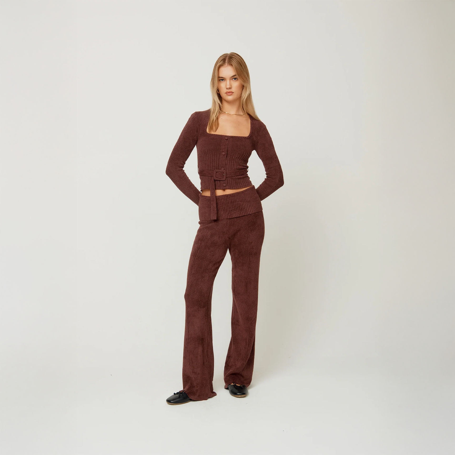 House Of Sunny Women's Shorts & Trousers The Lounge Pants pantaloni in velour