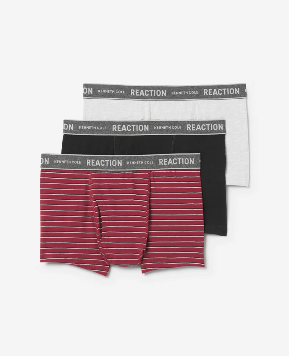 Kenneth Cole Reaction Clothing Stretch Boxer Briefs 3-Pack boxer multicolore 3 pezzi
