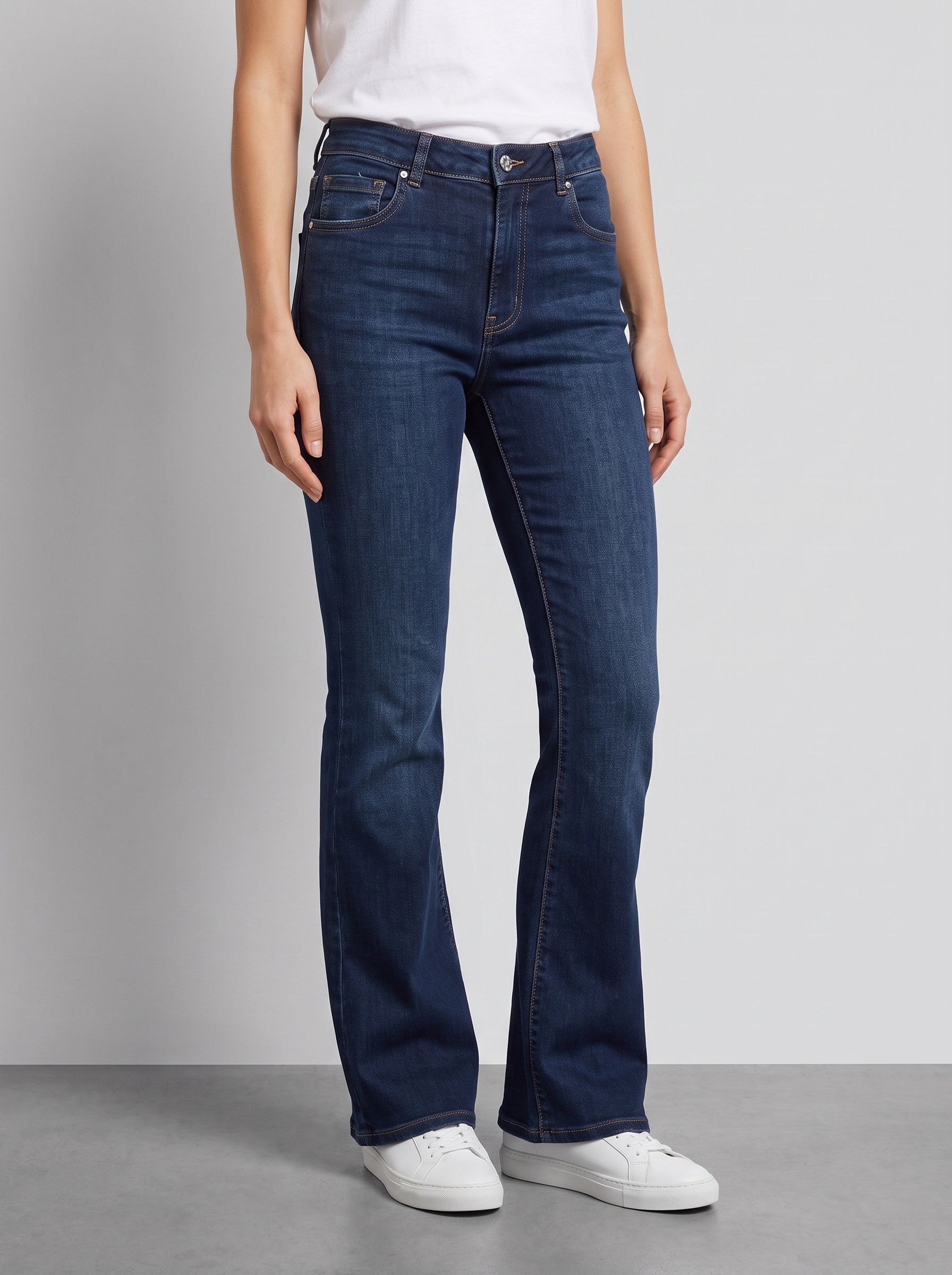 Markup Donna Jeans & Pantaloni Jeans flare lavaggio scuro