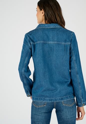 Damart Prêt-à-porter Giacca Misto Fibre Lyocell Tencel e Viscosa donna S