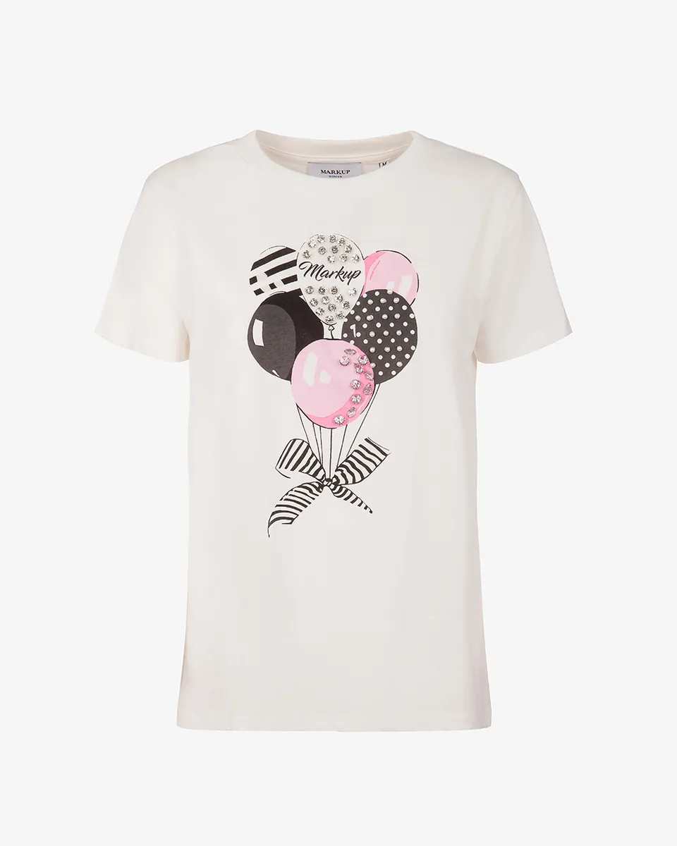 Markup Donna T-Shirt & Felpe T-shirt in cotone maglietta donna cotone
