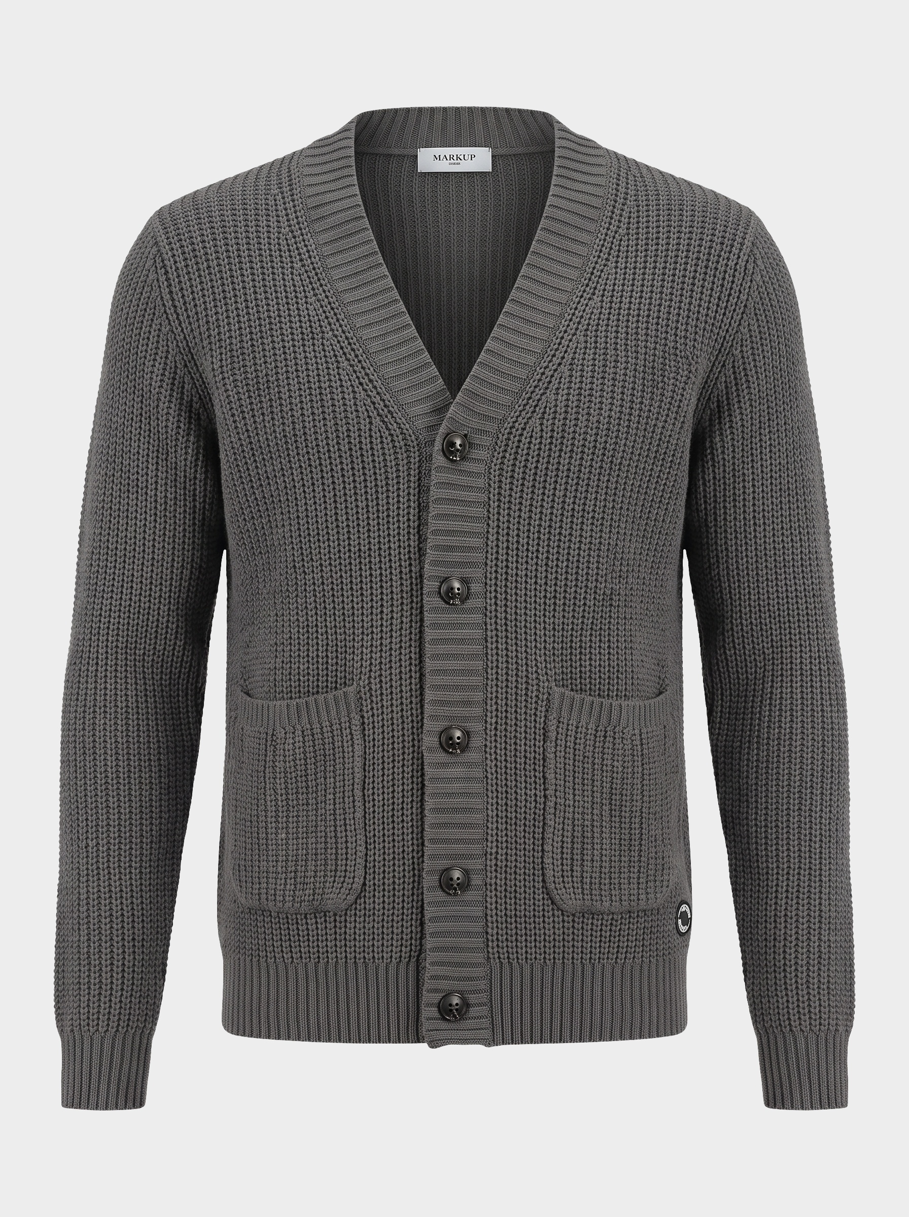 Markup Uomo Maglieria Cardigan Maglia Inglese