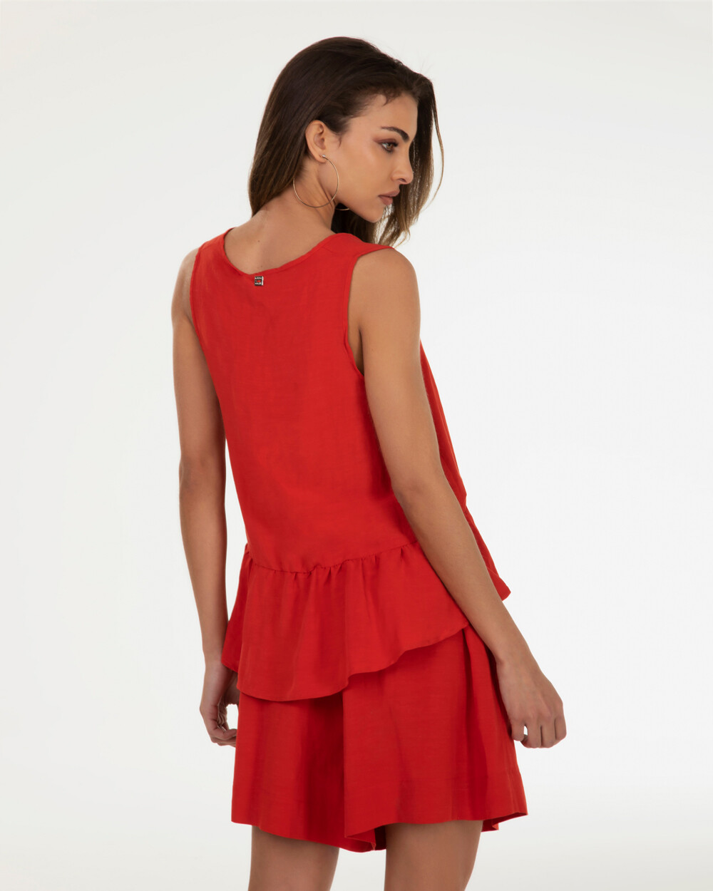 Markup Donna Camicie & Bluse Canotta cropped misto lino canotta