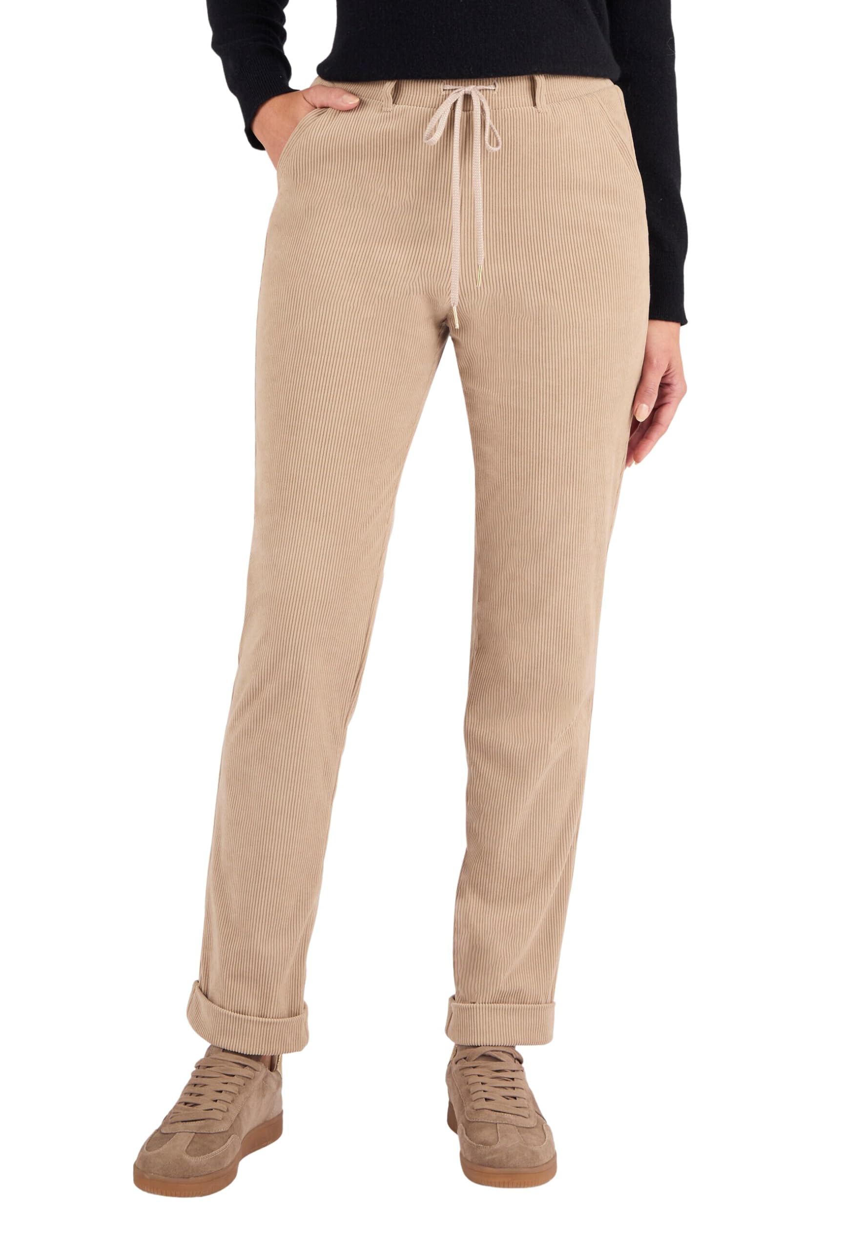 Damart Prêt-à-porter pantaloni velluto milleraie infilabili donna taglia 56